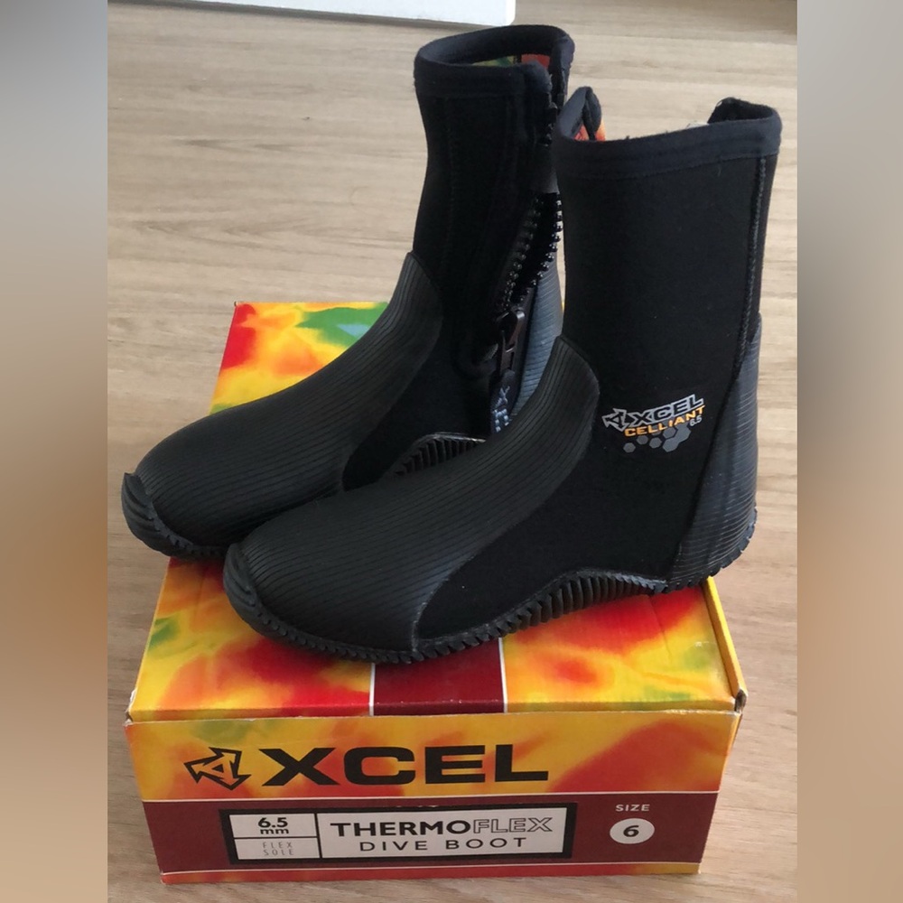 XCEL CELLIANT Thermoflex scuba dive boot - 6.5mm boot - size 6